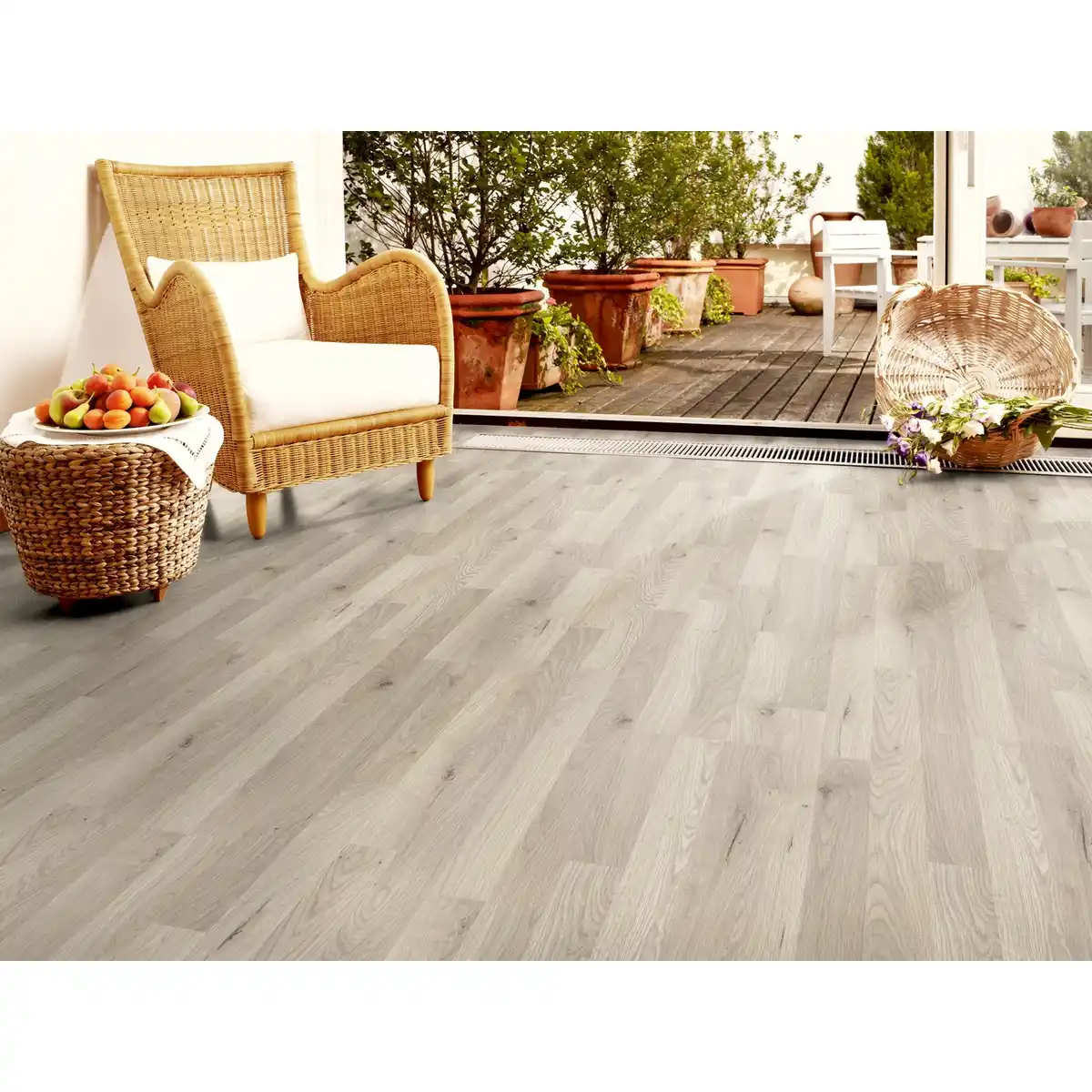 Bild 2 von RENOVO Laminat »Fjord«, Eiche, LxBxS: 1383 x 193 x 7 mm