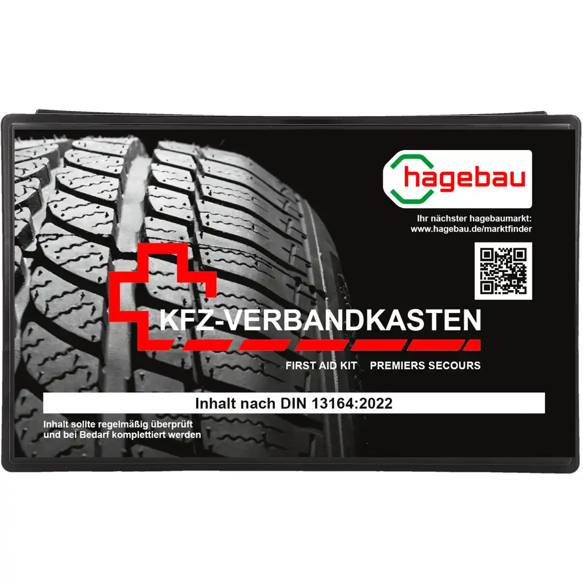 Bild 1 von Verbandskasten, BxL: 14 x 23 cm, schwarz