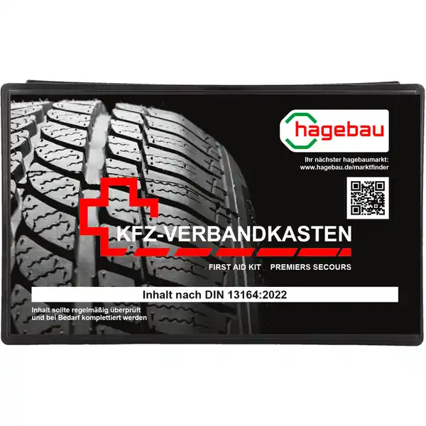 Bild 1 von Verbandskasten, BxL: 14 x 23 cm, schwarz
