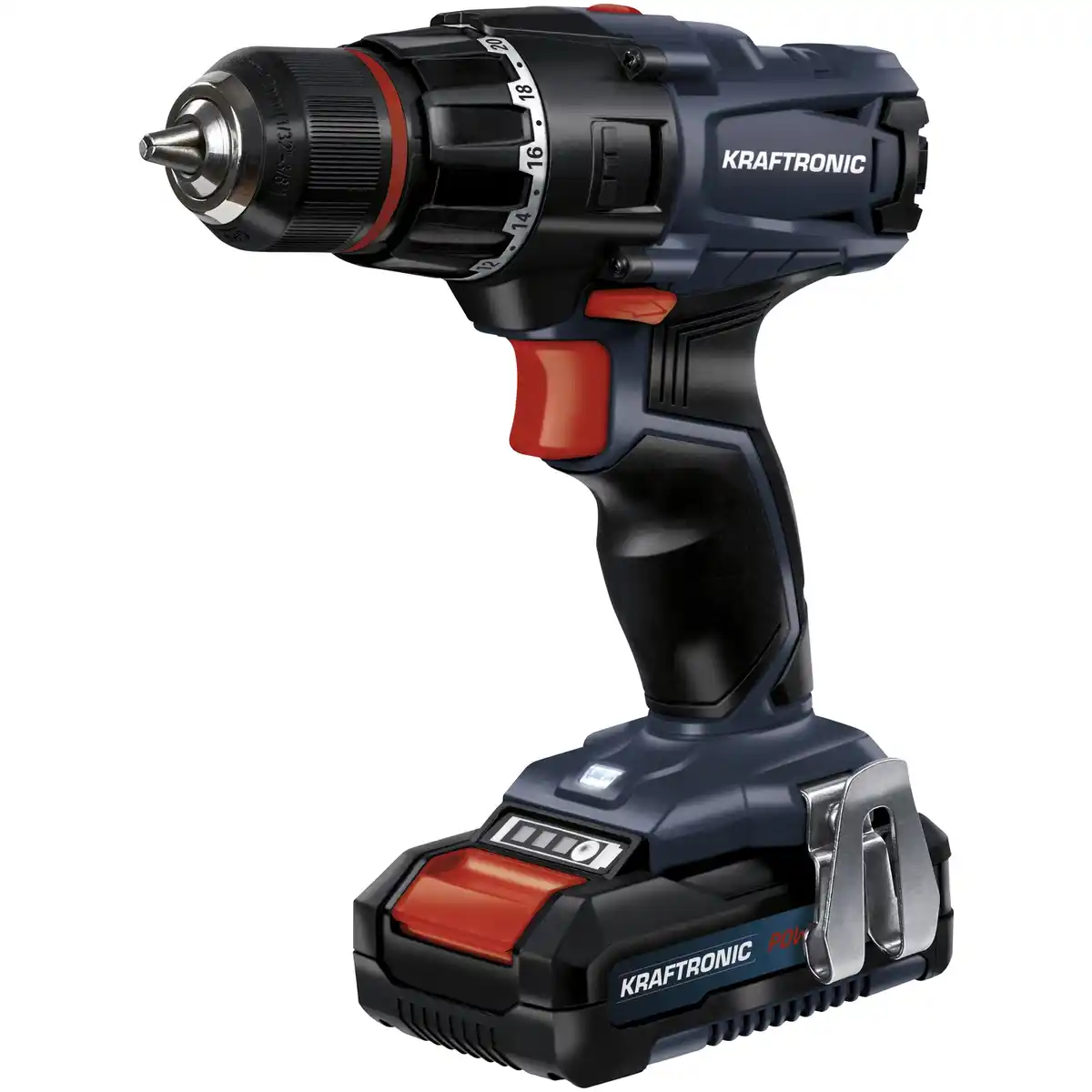 Bild 1 von KRAFTRONIC Akku-Bohrschrauber »KT-AS 18 Li«, 18 V, inkl. Akku