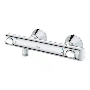 GROHE Thermostat-Brausebatterie »Precision Flow«, 38-43°C, chromfarben, glänzend, für das Badezimmer