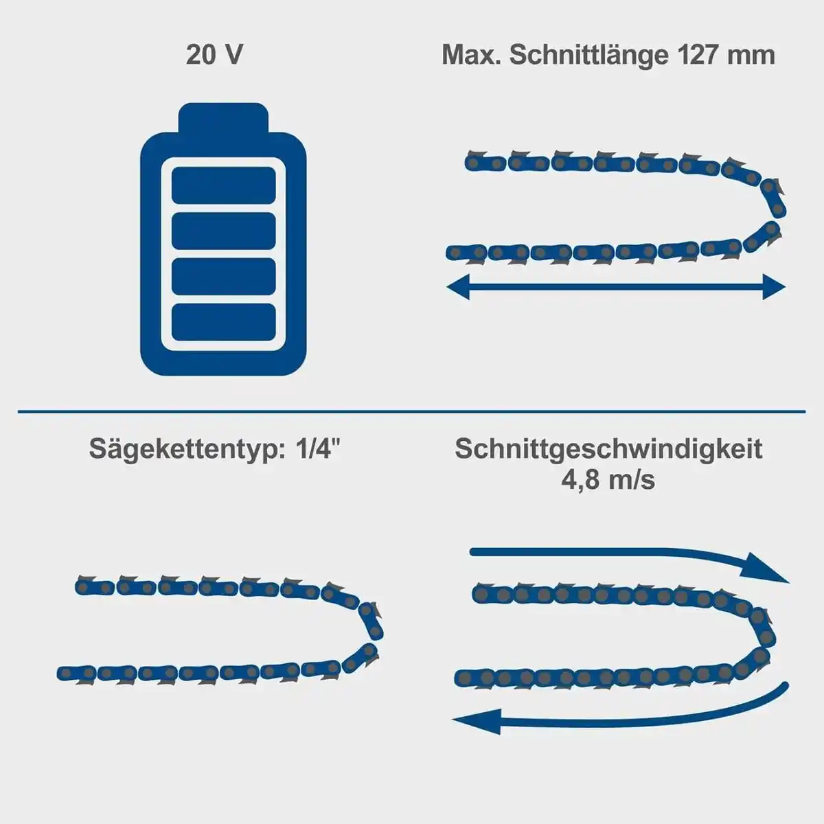 Bild 2 von Akku-Gehölzschneider C-PS100-X Set S