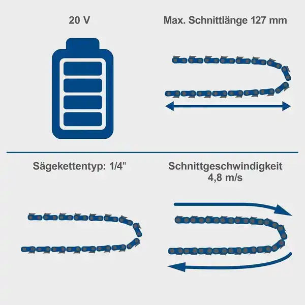 Bild 2 von Akku-Gehölzschneider C-PS100-X Set S