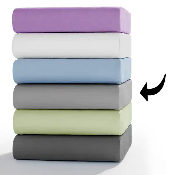 Bild 3 von Jersey Spannbetttuch, ca. 140 - 160x200 cm