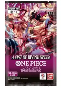 One Piece Card Game - Booster Pack - A Fist Of Divine Speed [OP-11], 1 Stk