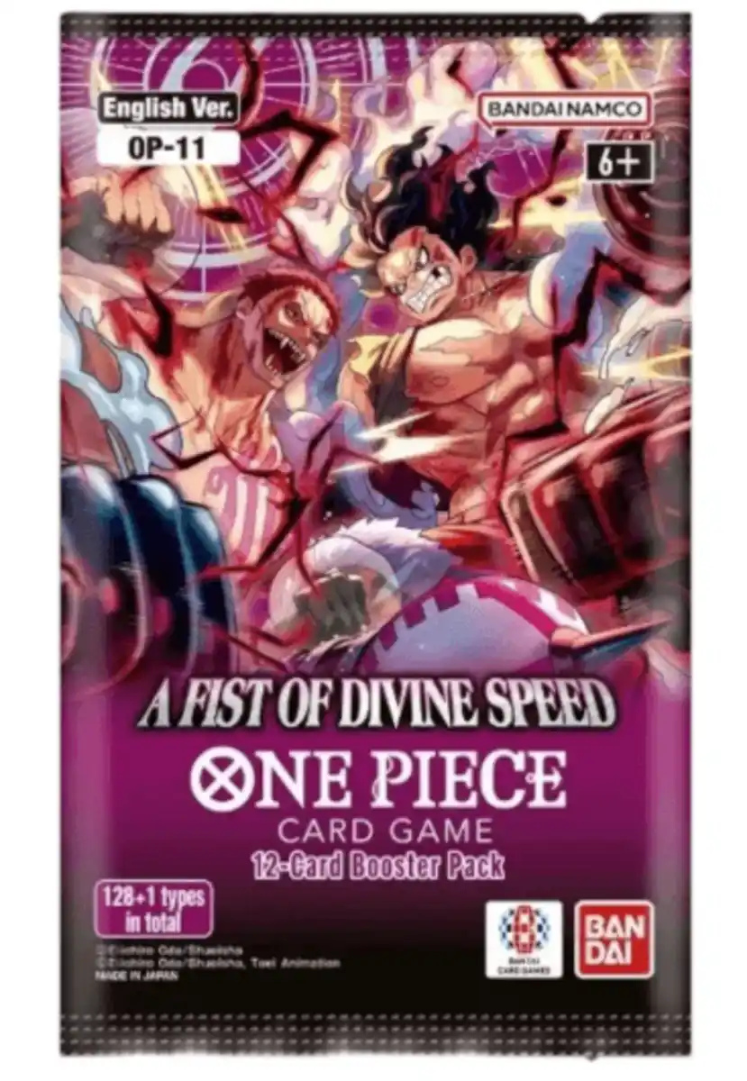 Bild 1 von One Piece Card Game - Booster Pack - A Fist Of Divine Speed [OP-11], 1 Stk