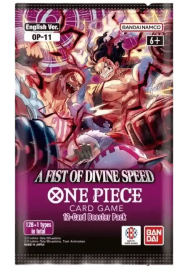 Bild 1 von One Piece Card Game - Booster Pack - A Fist Of Divine Speed [OP-11], 1 Stk