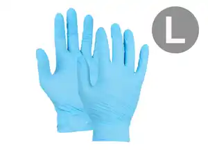 ulith Nitril-Einweghandschuhe Blau puderfrei T30 200 Stück Gr. L