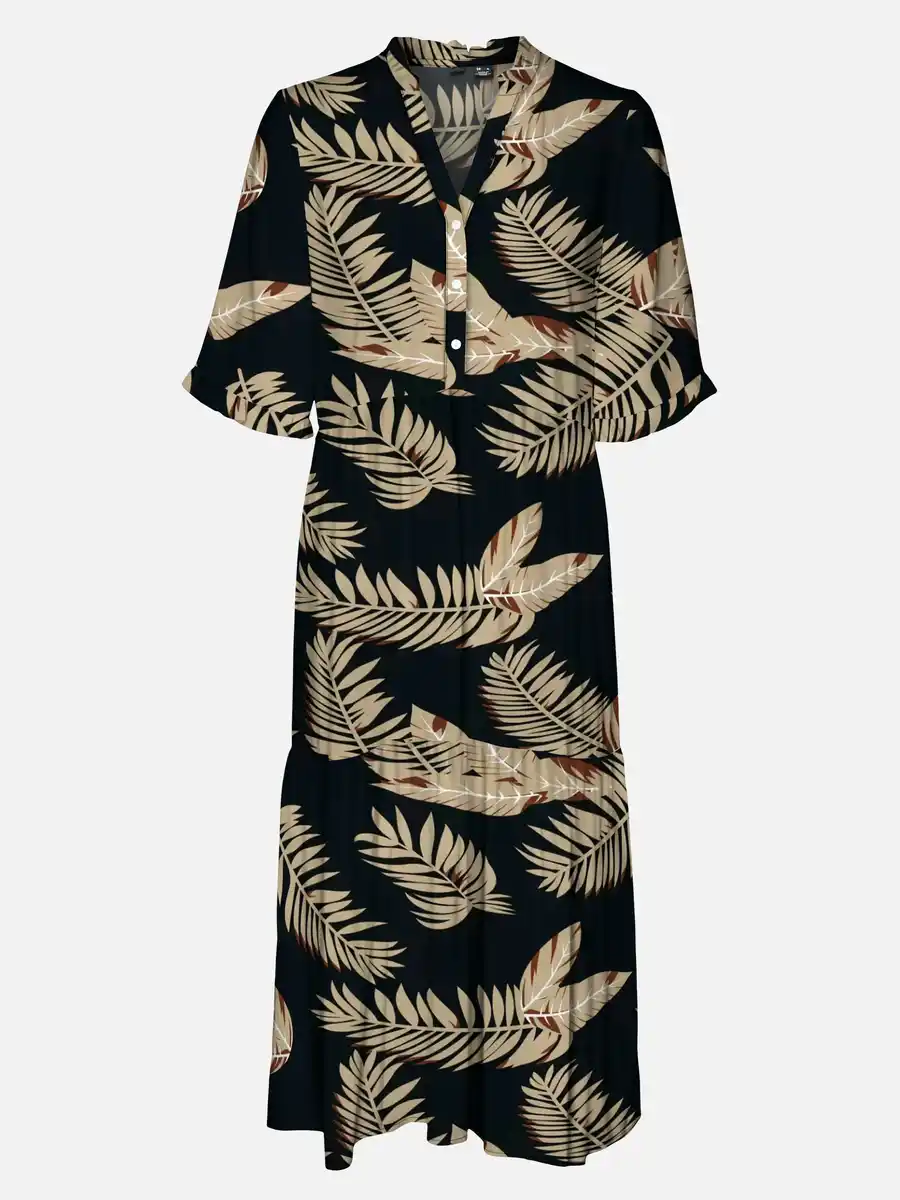 Bild 1 von Vero Moda VMEASY JOY 2/4 FRL CA Kleid Schwarz