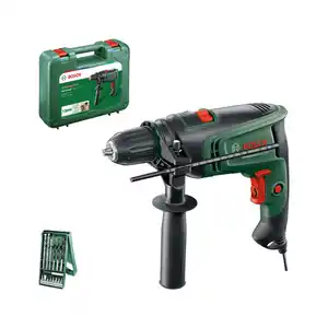 BOSCH HOME & GARDEN Schlagbohrmaschine »UniversalImpact«, 730 W, 15-teilig, leicht + kompakt