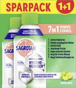 Sagrotan Waschmaschinen Hygienereiniger DUO Limette, 500 ml