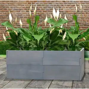 Hochbeet 'Jana' grau 160 x 80 x 60 cm