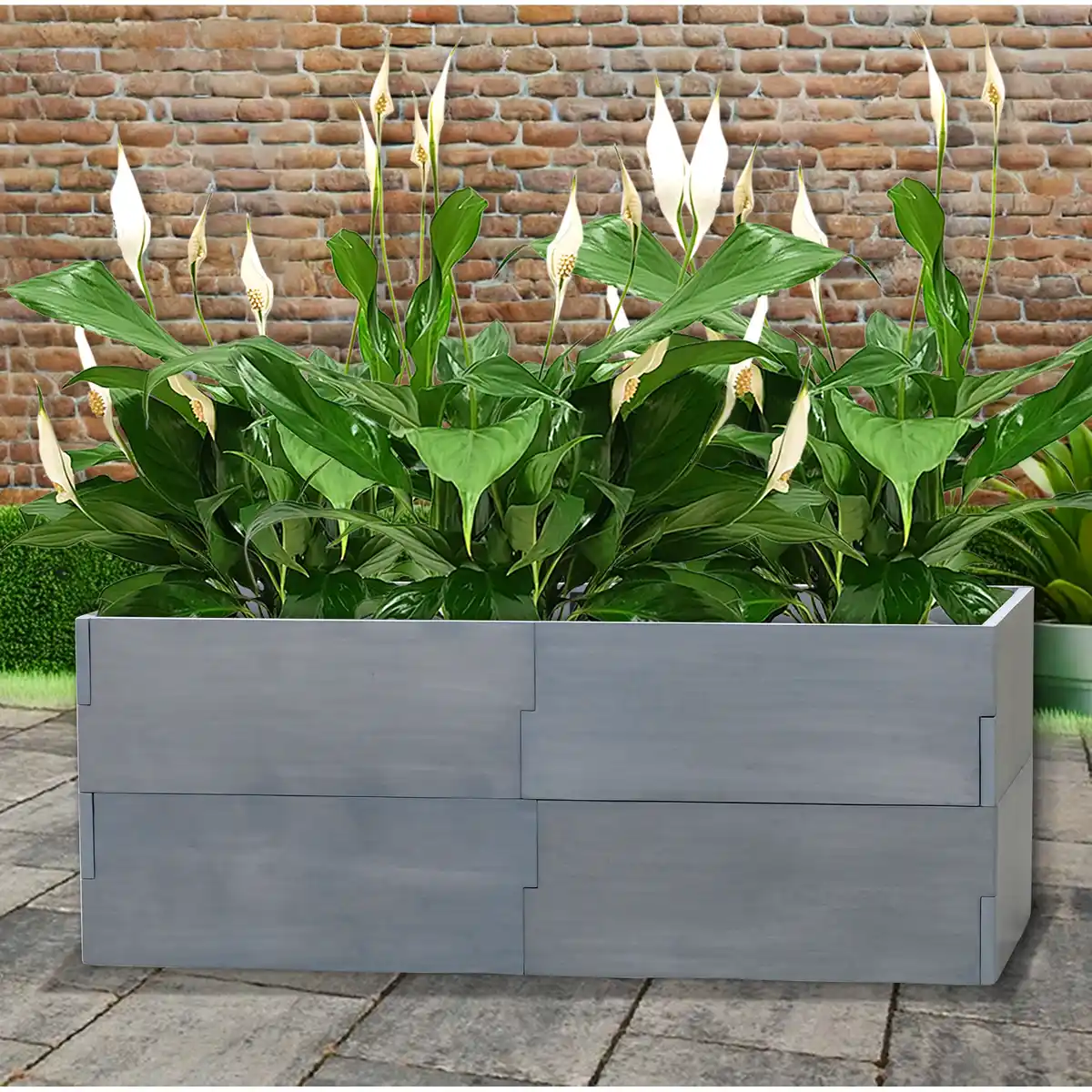 Bild 1 von Hochbeet 'Jana' grau 160 x 80 x 60 cm