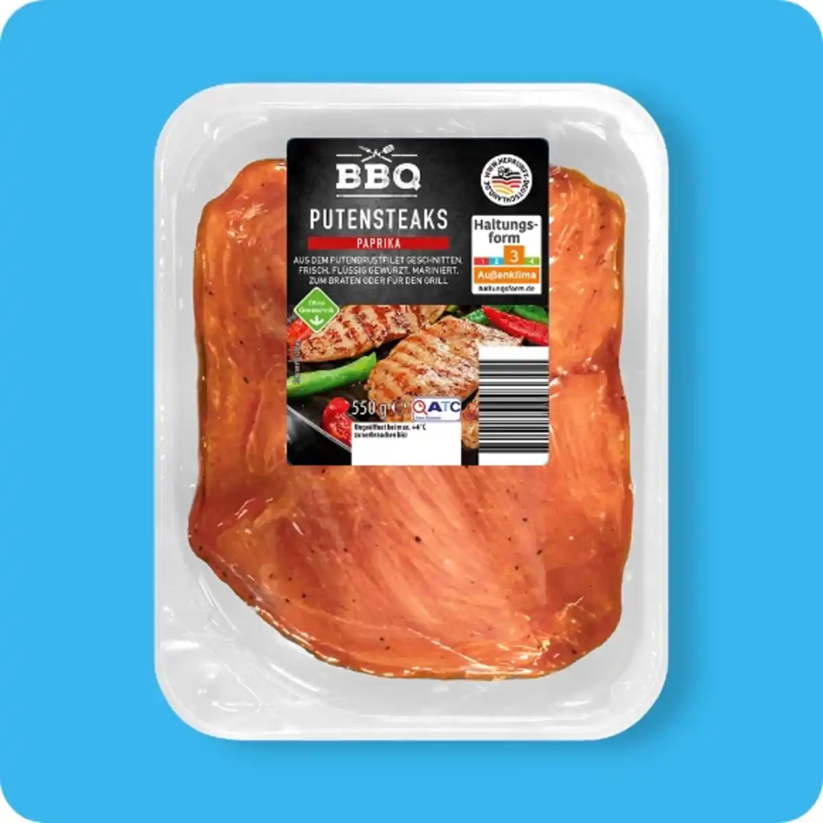 Bild 1 von BBQ Marinierte Putensteaks, versch. Sorten