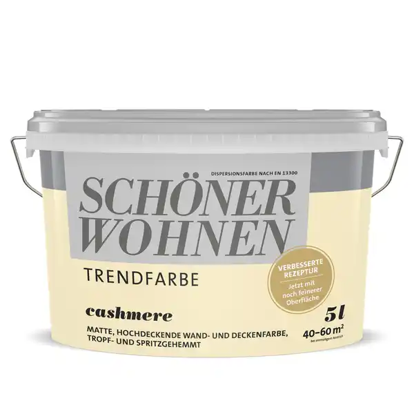 Bild 1 von Schöner Wohnen Farbe Trendfarbe 'Cashmere' beige matt 5 l