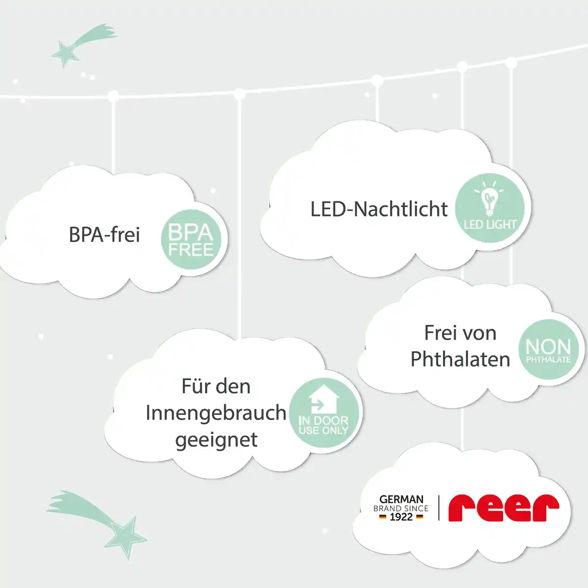 Bild 4 von reer lumilu Nachtlicht Mini Zoo bear