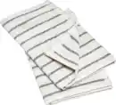 Bild 1 von IDEENWELT Gästetuch 2er-Set beige mit Streifen
