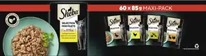 Sheba Selection Mini Portionsbeutel Geflügel Variation in Sauce Multipack, 5.100 g