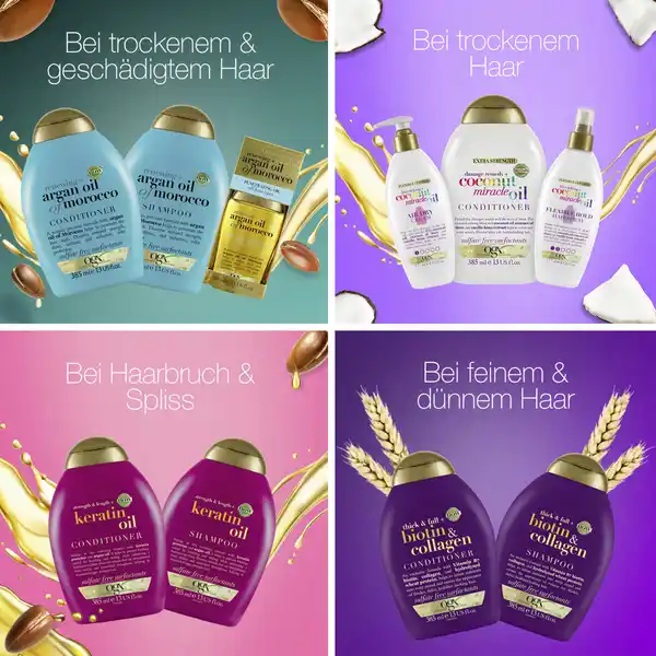 Bild 4 von ogx Spülung Extra Strength Damage remedy & Cocount Miracle Oil, 385 ml