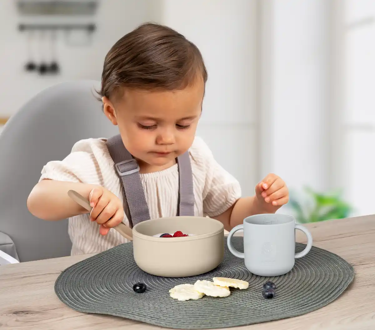 Bild 3 von reer Silikon-Geschirrset, 4-teilig, beige