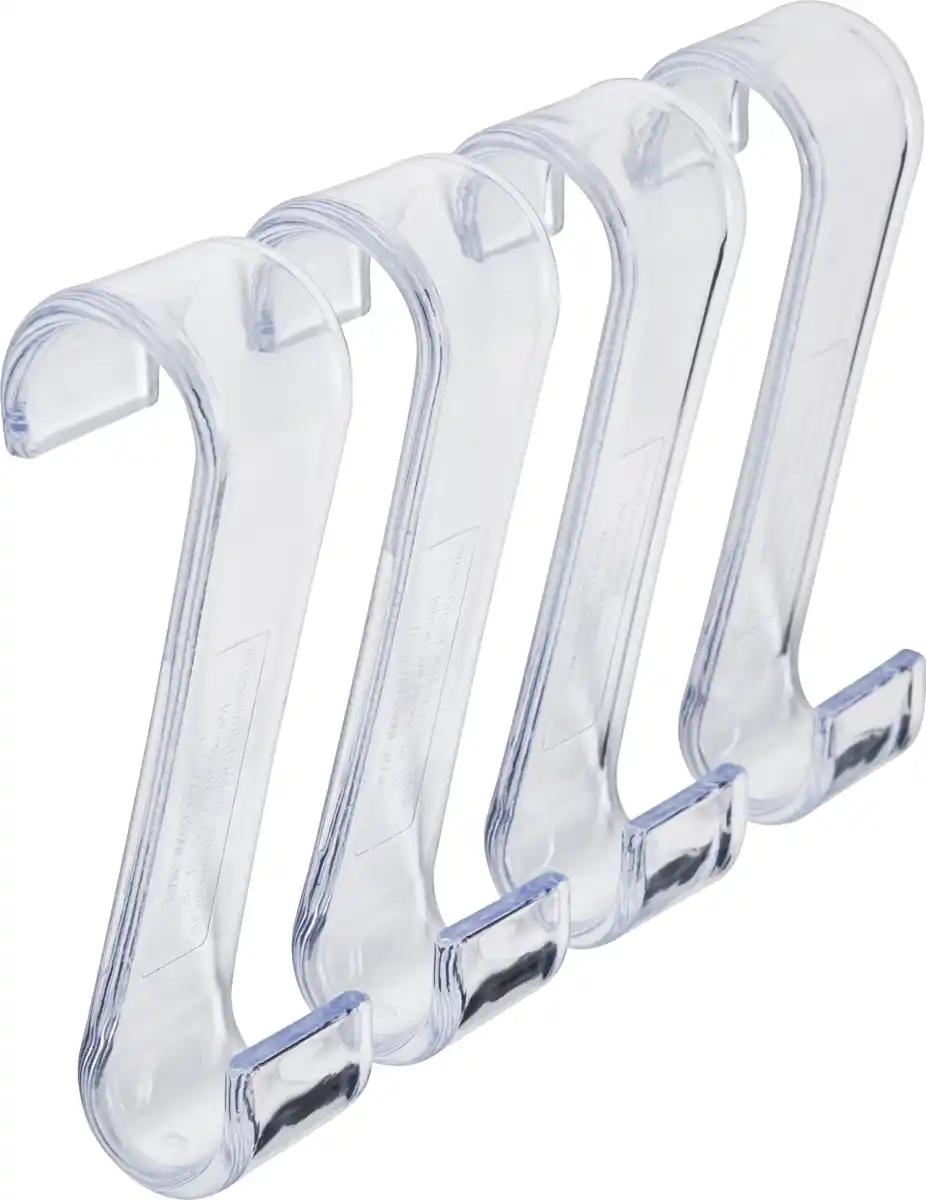 Bild 2 von IDEENWELT Heizkörperhaken 4er Set durchsichtig