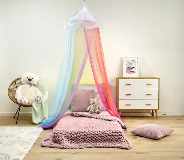 Bild 2 von IDEENWELT Betthimmel Regenbogen