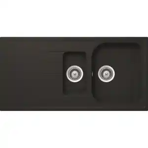 Rocasa Einbauspüle 'Estia 150' schwarz 1000 x 500 mm