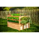 Bild 1 von Westmann Hochbeet 'Premium' XXL Lärchenholz naturfarben 90,5 x 73 x 124,5 cm
