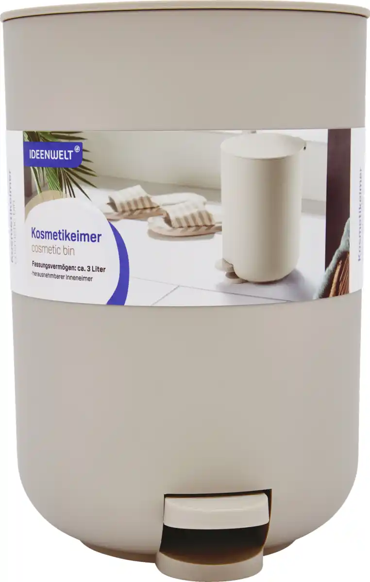 Bild 1 von IDEENWELT Kosmetikeimer 3L grau