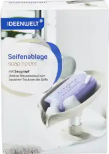 IDEENWELT Seifenablage grau