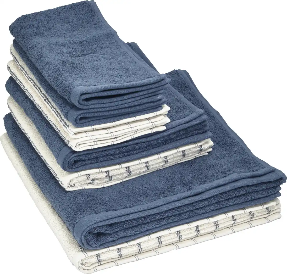 Bild 2 von IDEENWELT Gästetuch 2er-Set blau