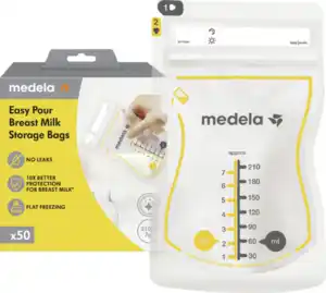 medela Muttermilchbeutel für einfaches Ausgießen