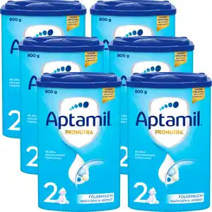 Aptamil 6er-Pack Pronutra Folgemilch 2 nach dem 6. Monat, 4,8 kg