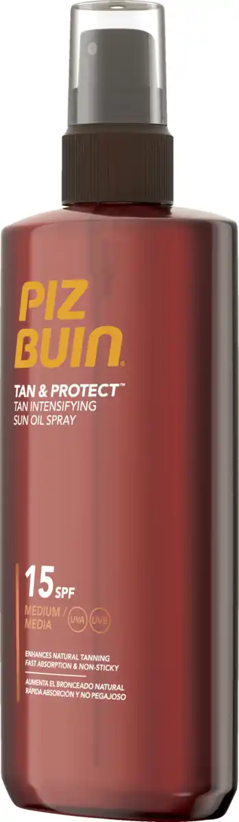Bild 2 von Piz Buin Tan & Protect Tan Intensifying Sun Oil Spray LSF15, 150 ml