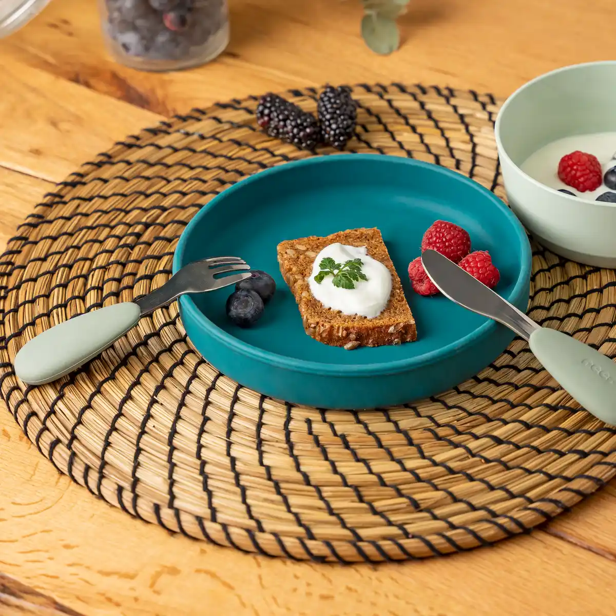 Bild 3 von reer Silikon-Edelstahl Besteck, 3-teilig