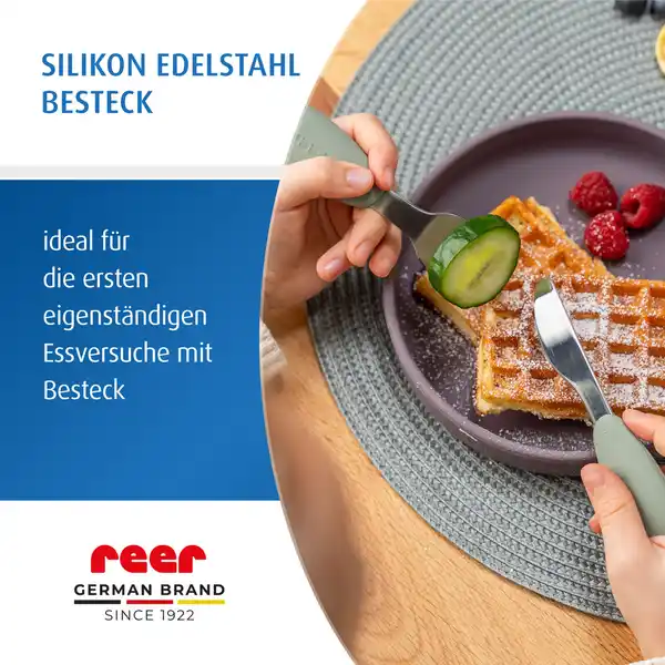 Bild 4 von reer Silikon-Edelstahl Besteck, 3-teilig