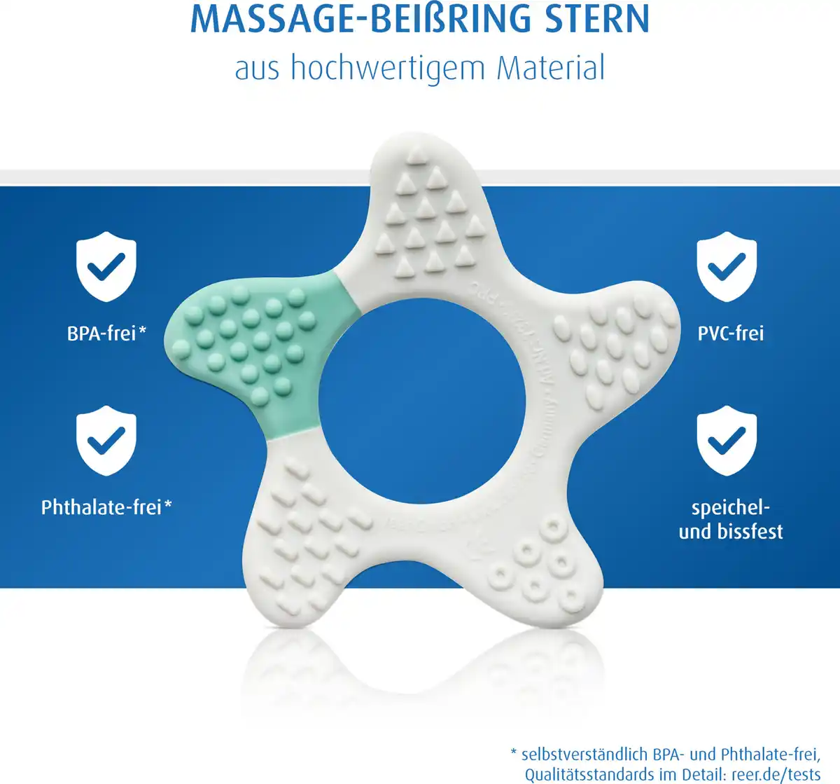 Bild 2 von reer Massage-Beißring Stern