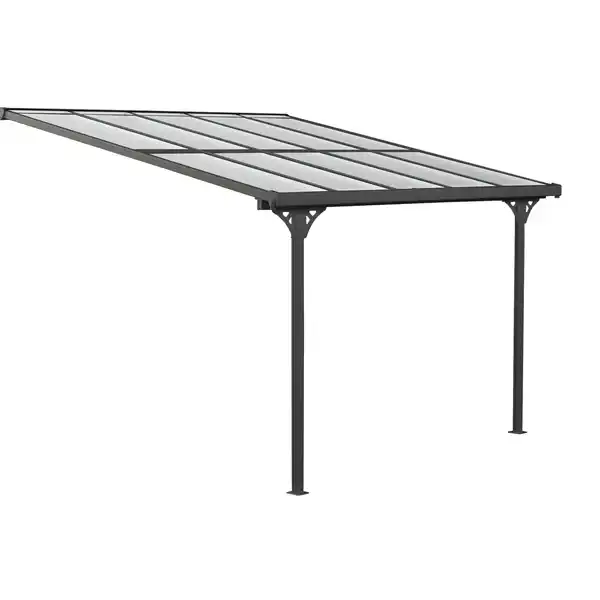 Bild 1 von Westmann Terrassenüberdachung 'Bruce' Aluminium schwarz 300 x 313 x 270 cm