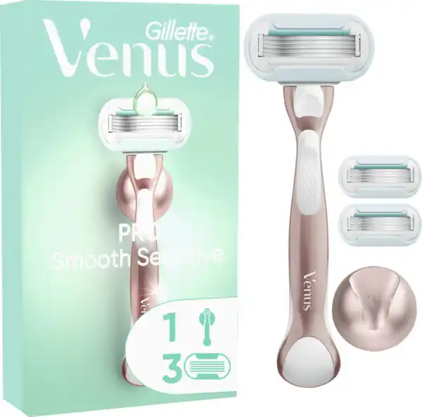 Bild 3 von Gillette Venus Deluxe Smooth Sensitive System Handstück & Duschhänger