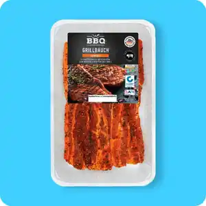 BBQ Grillbauchscheiben⁷, Gewürzt oder Mariniert