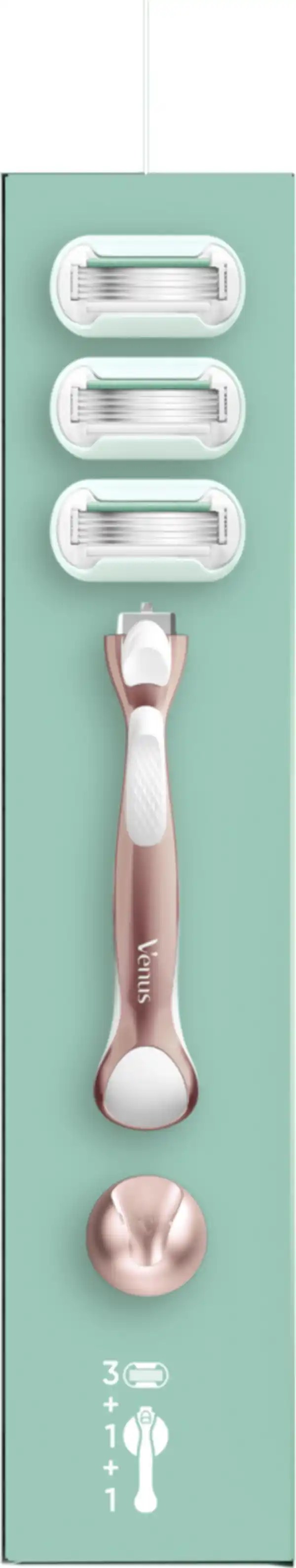 Bild 1 von Gillette Venus Deluxe Smooth Sensitive System Handstück & Duschhänger