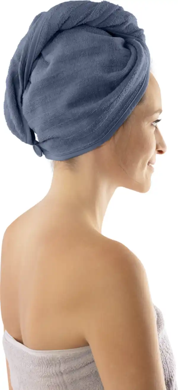 Bild 2 von IDEENWELT Kopfhandtuch blau