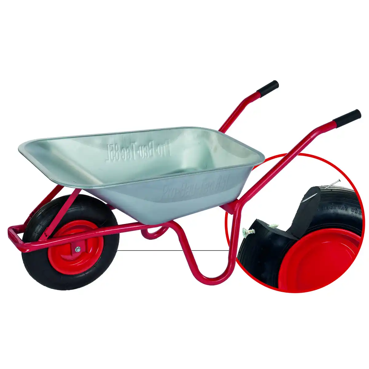 Bild 1 von Pro-bau-tec Garten- und Bauschubkarre 85 l