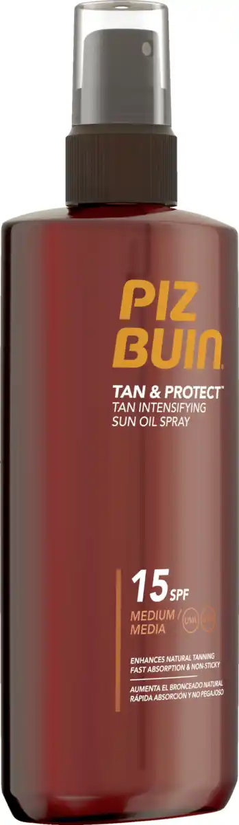 Bild 1 von Piz Buin Tan & Protect Tan Intensifying Sun Oil Spray LSF15, 150 ml