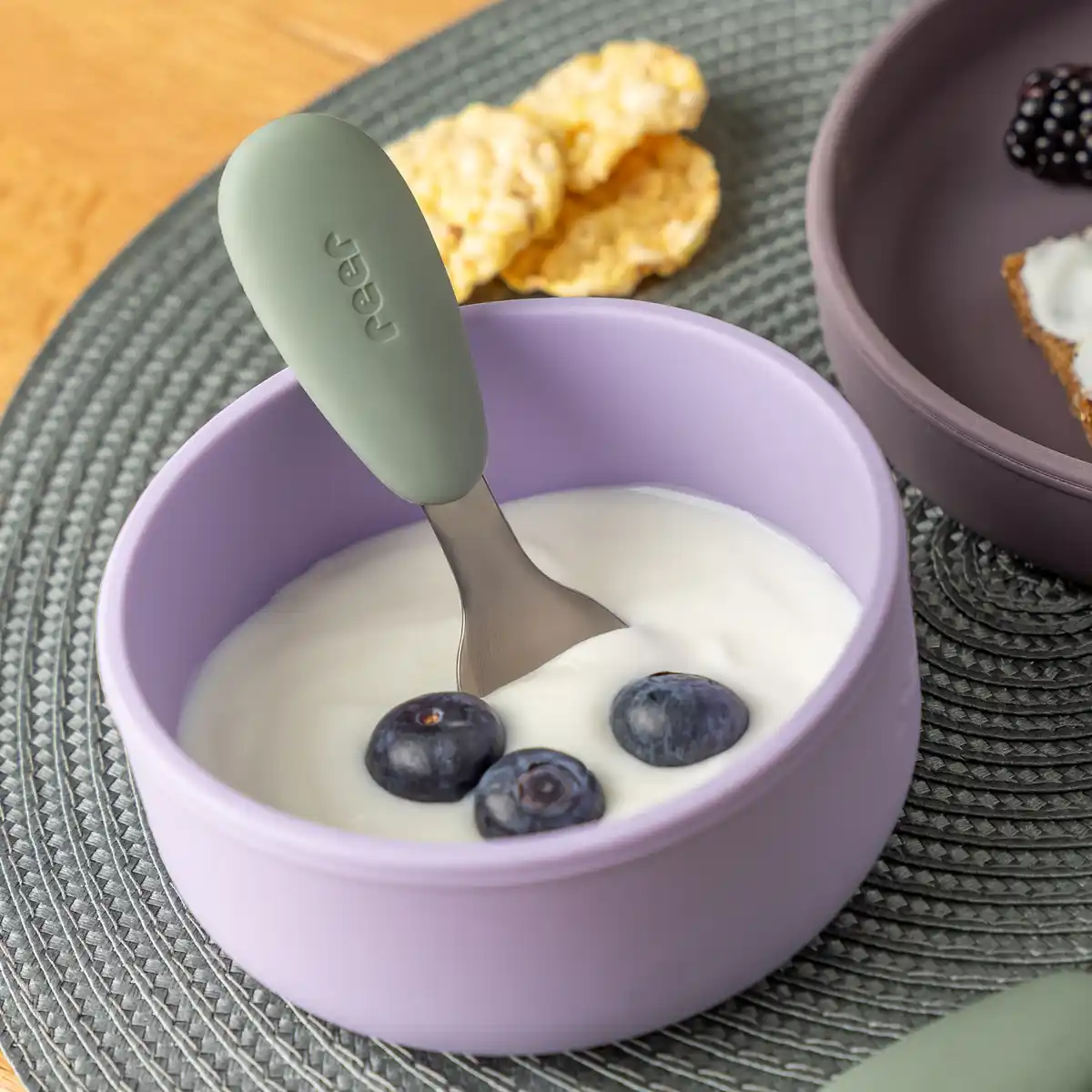 Bild 2 von reer Silikon-Edelstahl Besteck, 3-teilig