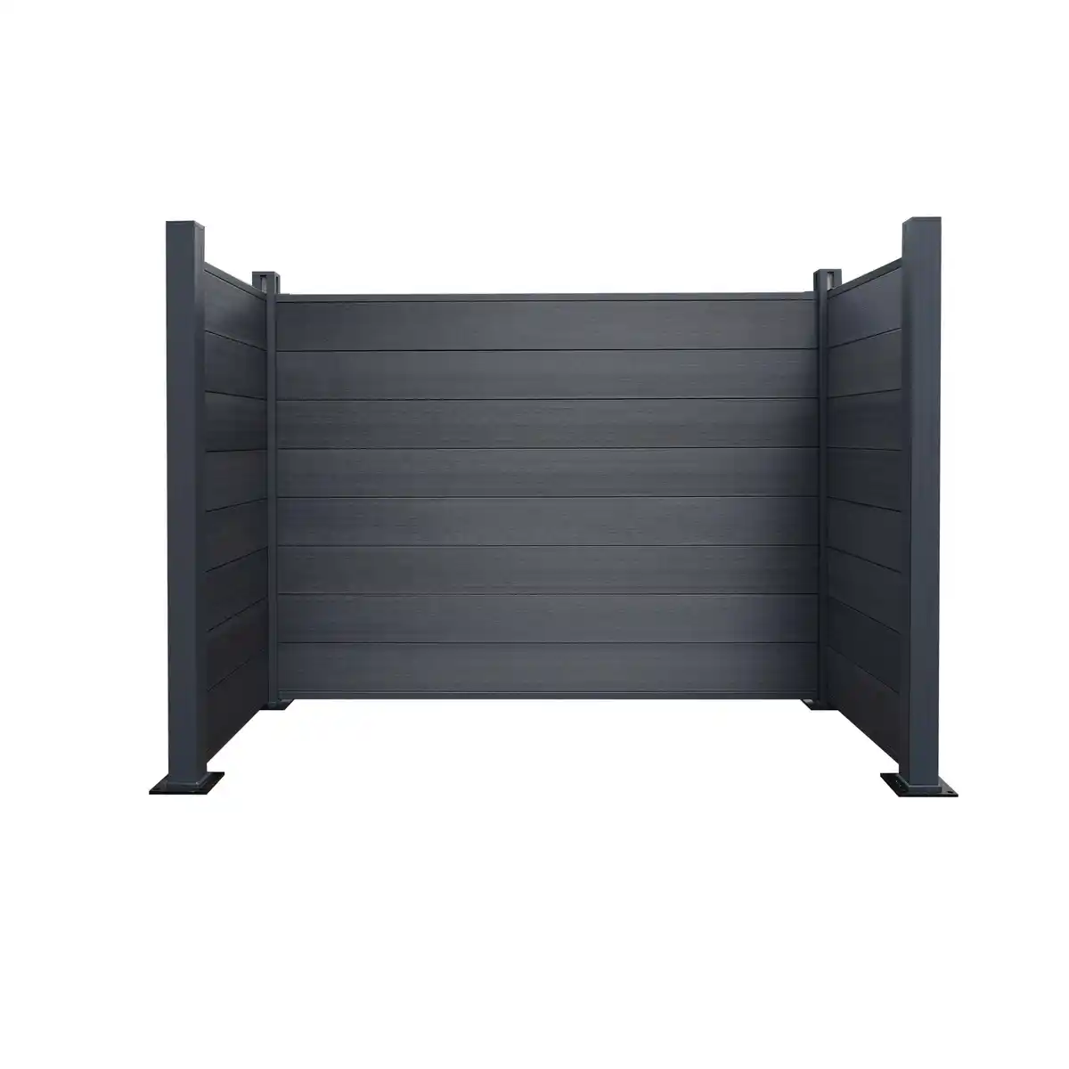 Bild 1 von Mülltonnen-Sichtschutz WPC anthrazit