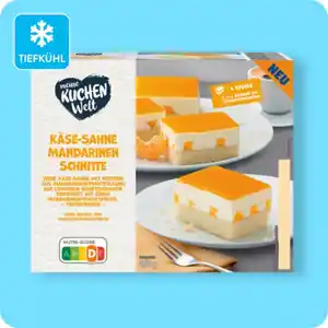 MEINE KUCHEN WELT Sahneschnitten, Käse-Sahne-Mandarinen-Schnitte