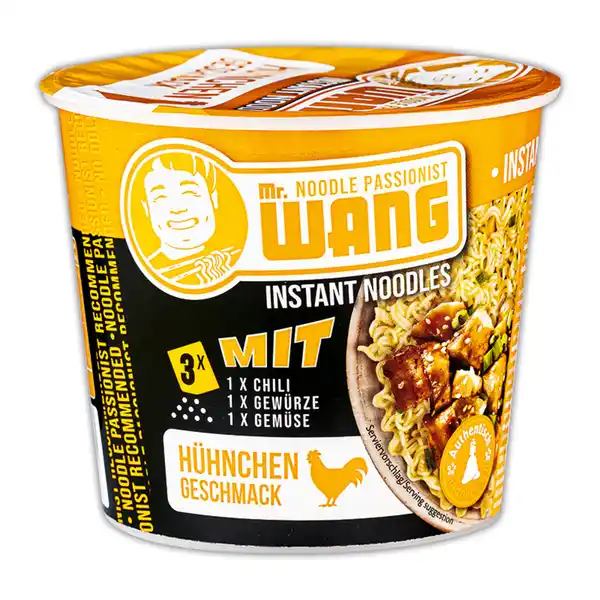Bild 2 von Mr. Wang Instant-Nudeln im Becher
