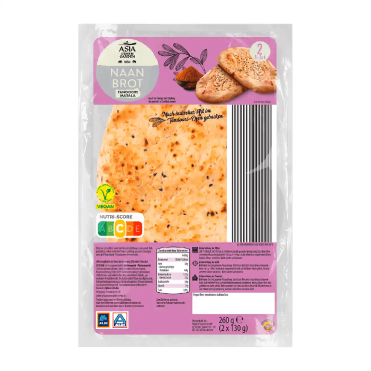 Bild 4 von ASIA GREEN GARDEN Naan-Brot 260g