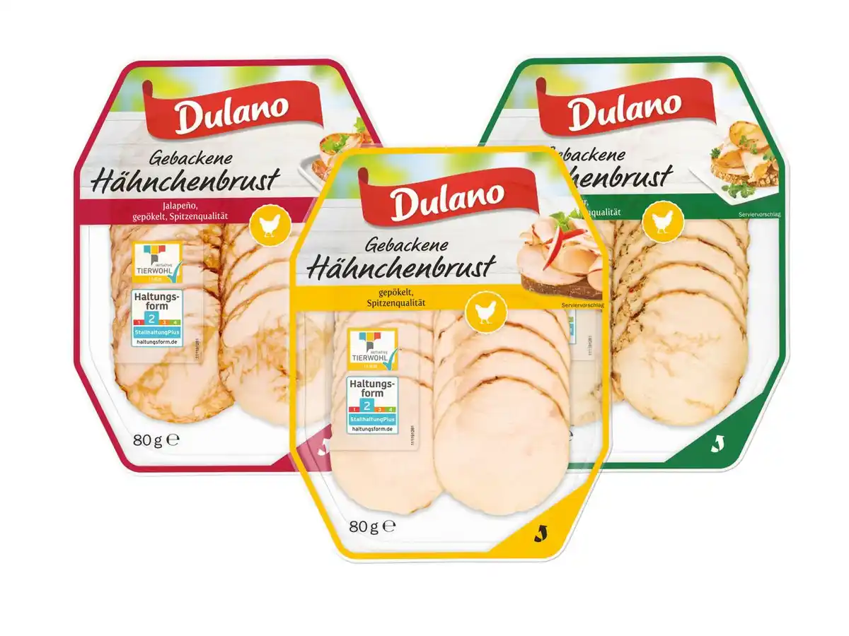 Bild 1 von Dulano Gebackene Hähnchenbrust,  80 g